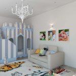 3D визуализация детской комнаты
